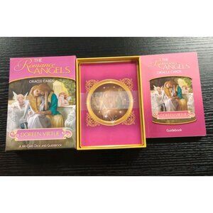 Vtg Romance Angels Oracle Cards Deck & Guidebook by Doreen Virtue OOP Original